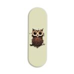 Coffee With Owl Printed Slider Phone Grip Holder