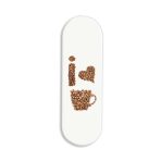 I Love Coffee Printed Slider Phone Grip Holder