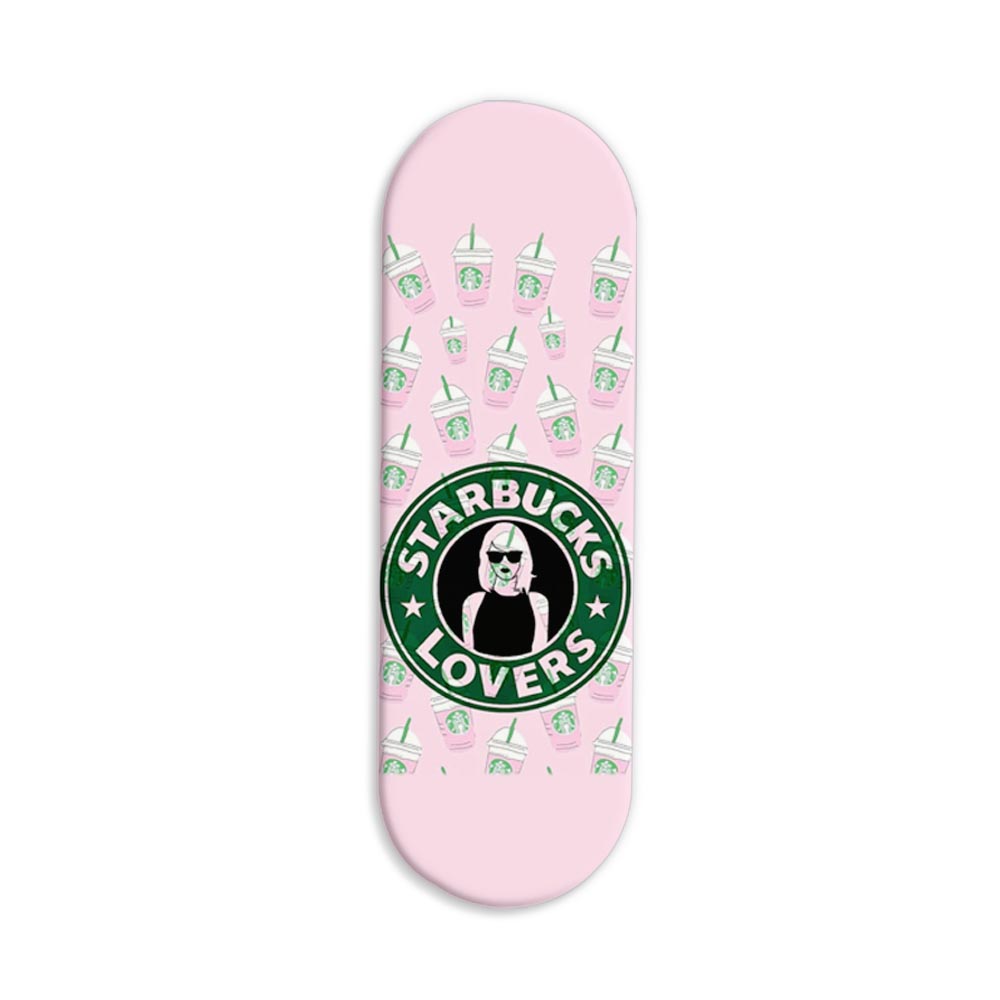 Starbucks Coffee Printed Slider Phone Grip Holder Starbucks Coffee Printed Slider Phone Grip Holder - Image 1
