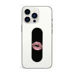 Pink Lips  Printed Slider Phone Grip Holder - Image 3