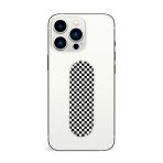 Black and White Checks  Printed Slider Phone Grip Holder - Image 3