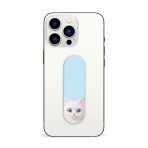 Blue Eyes Cat Printed Slider Phone Grip Holder - Image 3