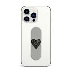 Glittery Heart Printed Slider Phone Grip Holder - Image 3