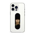 Owl  Printed Slider Phone Grip Holder - Image 3