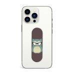 Owl With A Cat Eyes Printed Slider Phone Grip Holder - Image 3