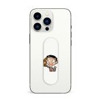 Mr.Bean with Teddy Printed Slider Phone Grip Holder - Image 3