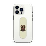 Coffee With Owl Printed Slider Phone Grip Holder - Image 3
