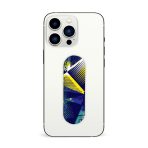 Blue Oil Painiting  Printed Slider Phone Grip Holder - Image 3