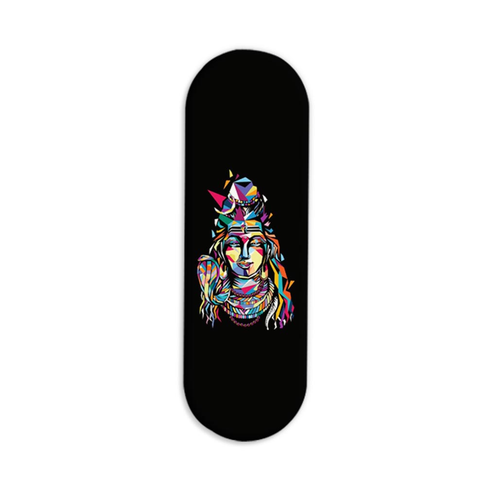 Lord Shiva Multicolour Printed Slider Phone Grip Holder Lord Shiva Multicolour Printed Slider Phone Grip Holder - Image 1