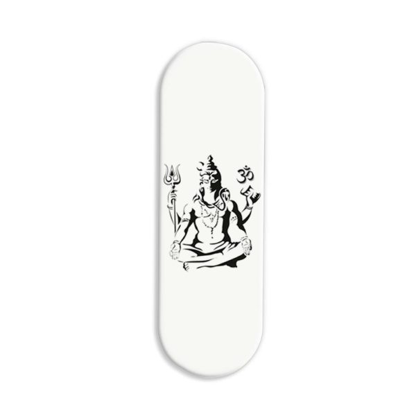 Lord Shiva Printed Slider Phone Grip Holder
