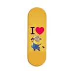 I Love Minion Printed Slider Phone Grip Holder