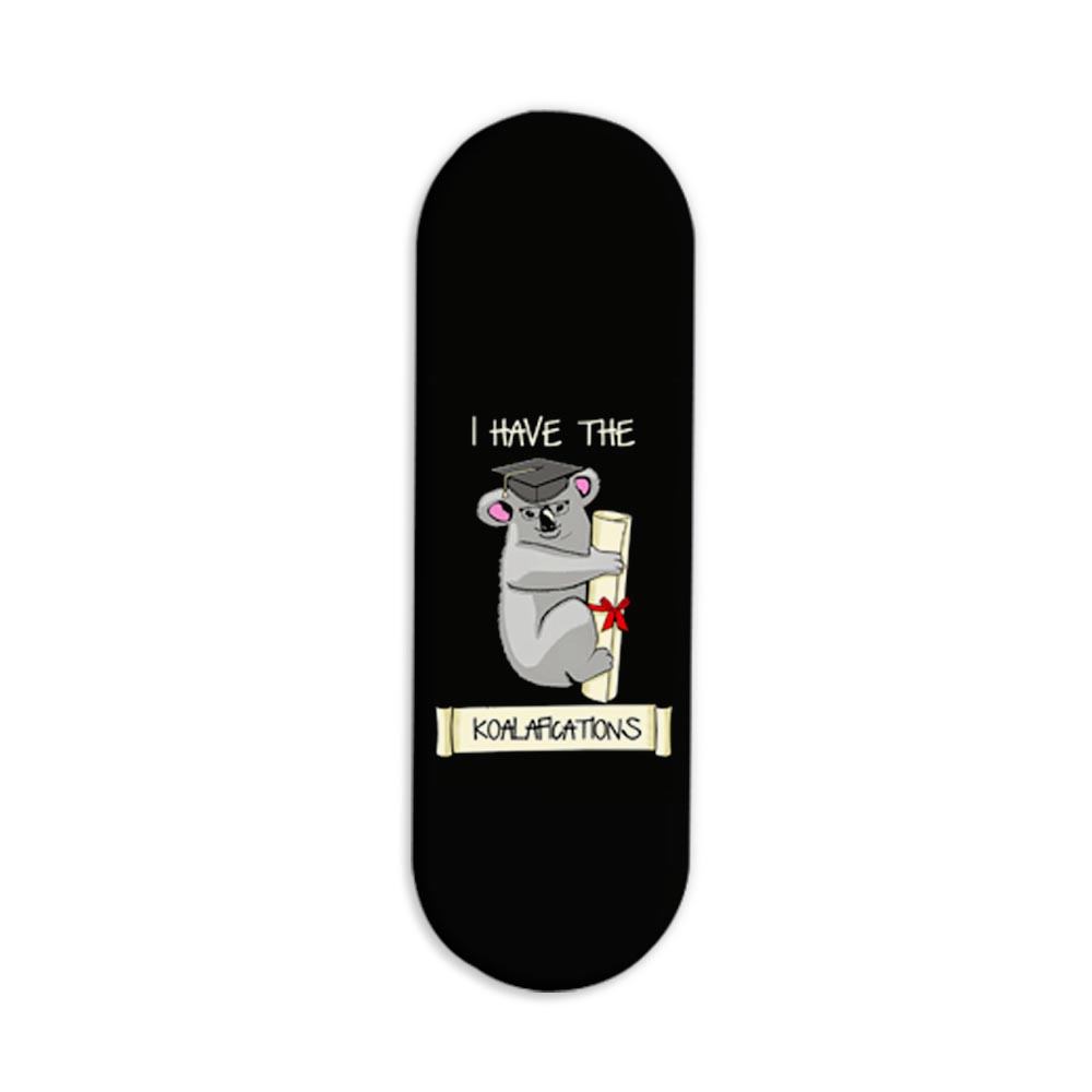 Typography Printed Slider Phone Grip Holder Typography Printed Slider Phone Grip Holder - Image 1