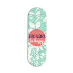 Typography Printed Slider Phone Grip Holder