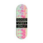 Typography Printed Slider Phone Grip Holder