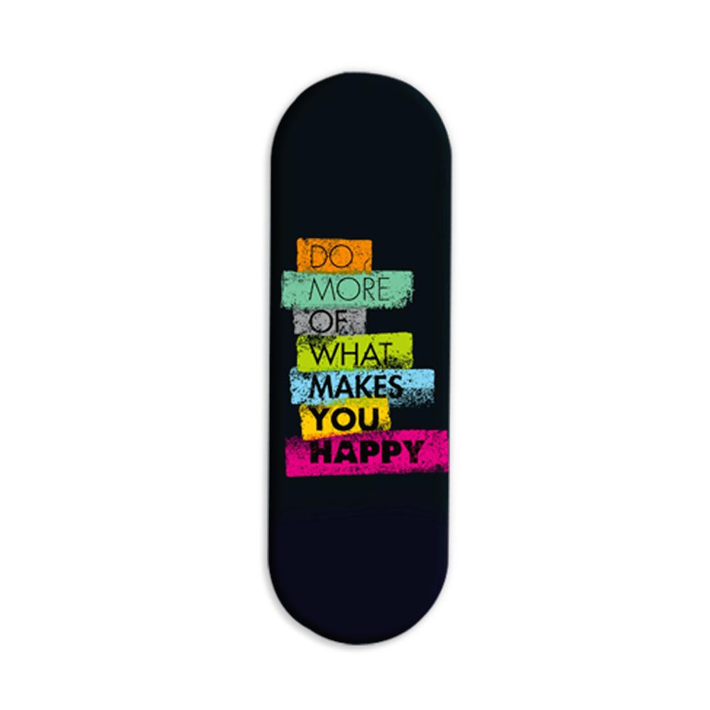 Typography Printed Slider Phone Grip Holder Typography Printed Slider Phone Grip Holder - Image 1