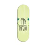 Typography Printed Slider Phone Grip Holder