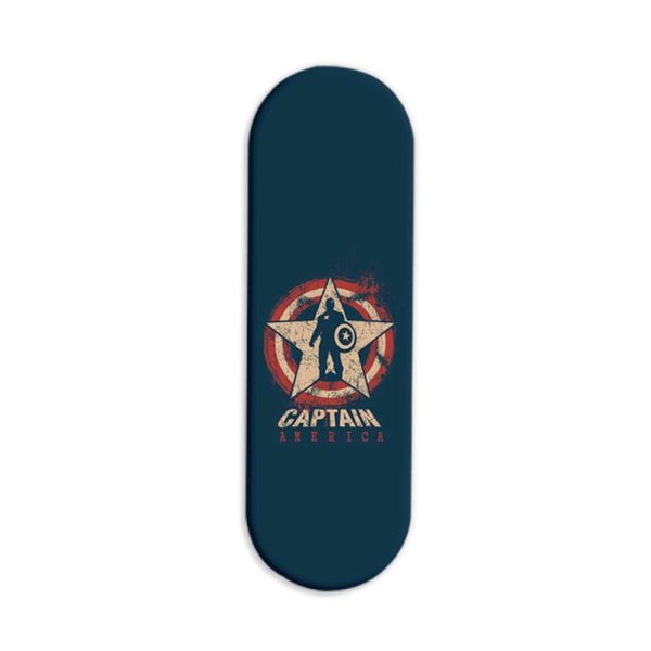 Captain America Printed Slider Phone Grip Holder