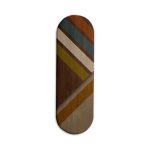 Wooden Texture Printed Slider Phone Grip Holder