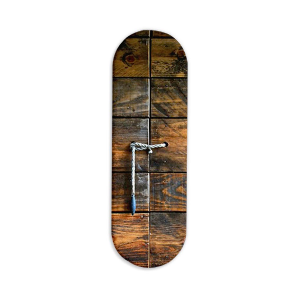 Wooden Texture Printed Slider Phone Grip Holder Wooden Texture Printed Slider Phone Grip Holder - Image 1