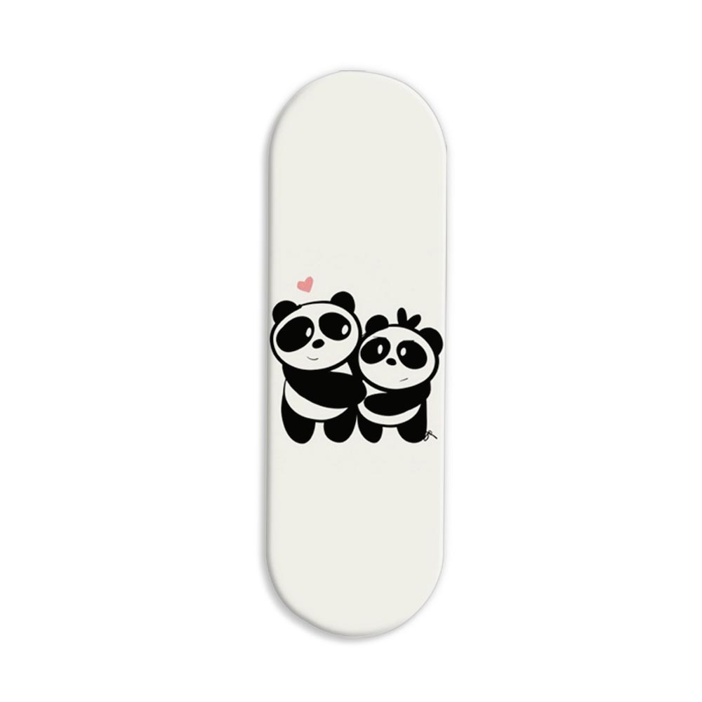 Panda Printed Slider Phone Grip Holder Panda Printed Slider Phone Grip Holder - Image 1