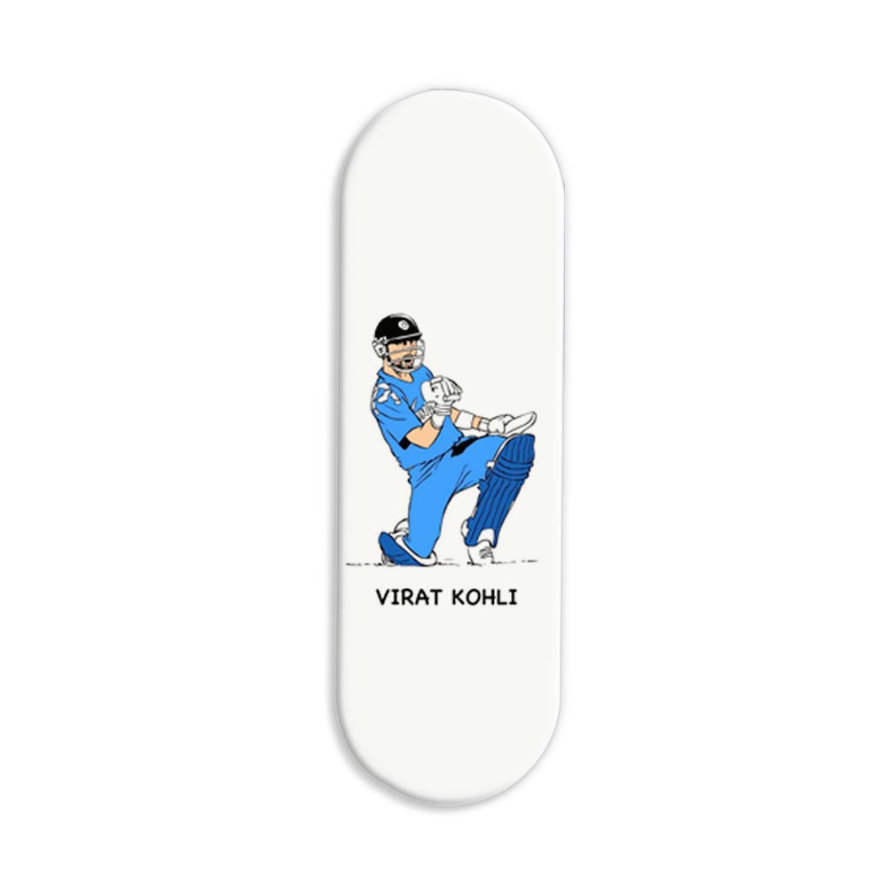 Cricket - Virat Kohli Printed Slider Phone Grip Holder Cricket - Virat Kohli Printed Slider Phone Grip Holder - Image 1