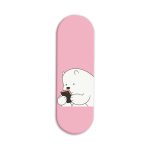 Minimal - Cute Bear Printed Slider Phone Grip Holder