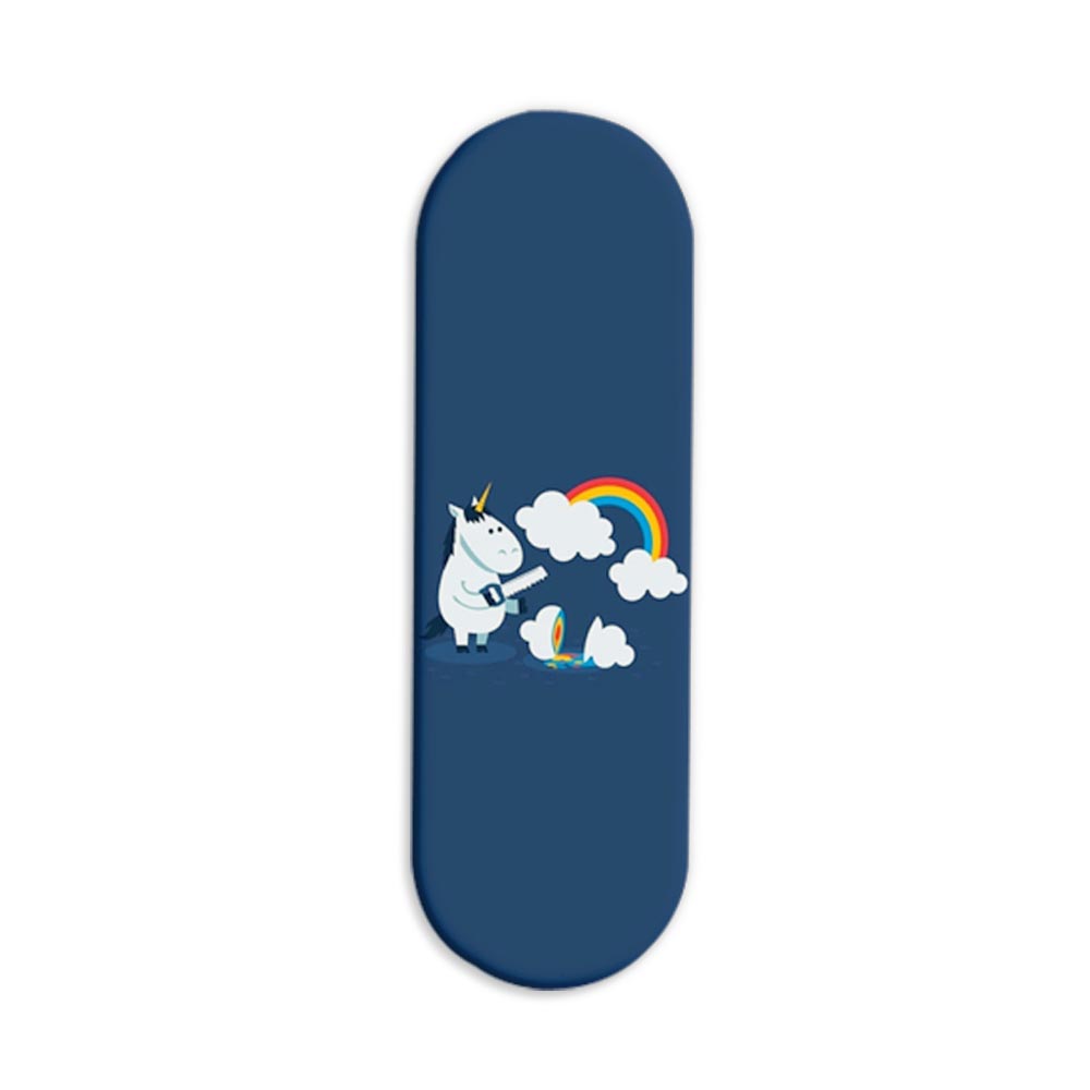 Minimal - Unicorn Printed Slider Phone Grip Holder Minimal - Unicorn Printed Slider Phone Grip Holder - Image 1