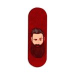 Moustache and Beard Printed Slider Phone Grip Holder