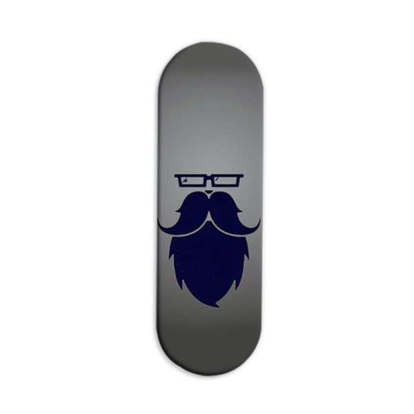 Moustache and Beard Printed Slider Phone Grip Holder