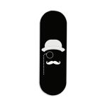 Moustache and Beard Printed Slider Phone Grip Holder