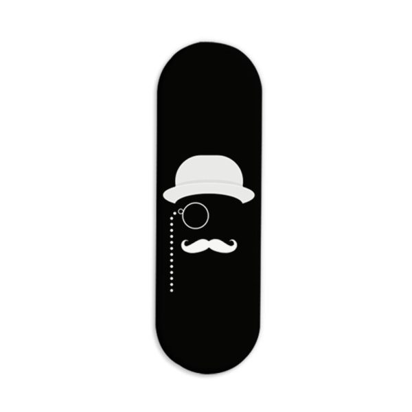 Moustache and Beard Printed Slider Phone Grip Holder