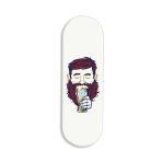 Beard and Beer Printed Slider Phone Grip Holder