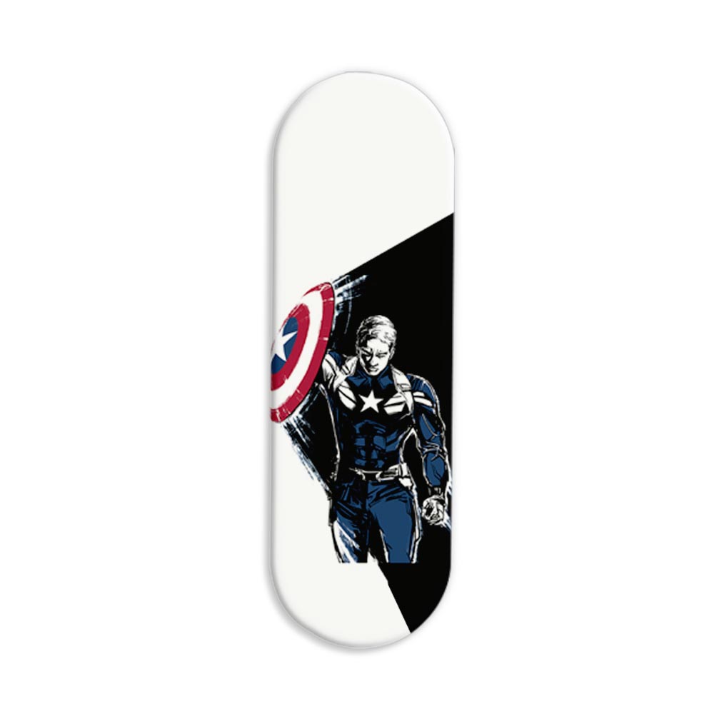 Captain America Printed Slider Phone Grip Holder Captain America Printed Slider Phone Grip Holder - Image 1