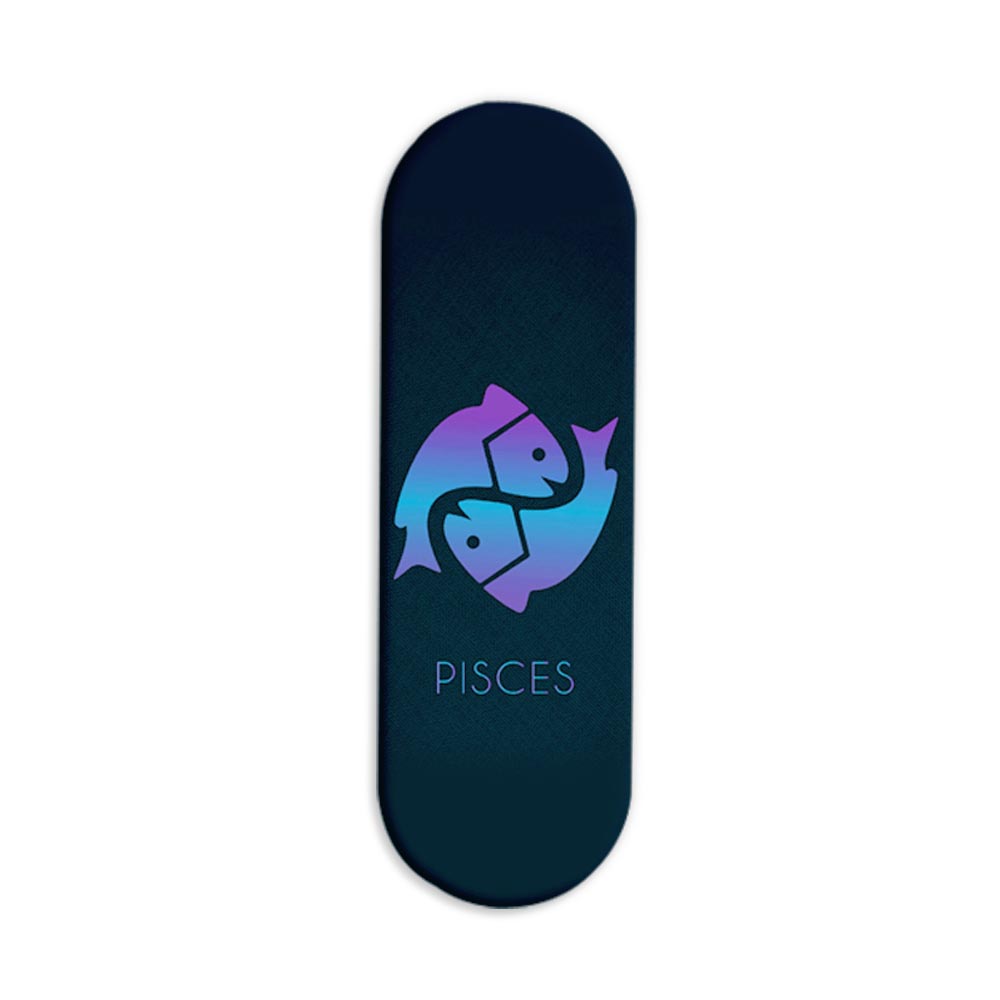 Zodiac Sign-PISCES Printed Slider Phone Grip Holder Zodiac Sign-PISCES Printed Slider Phone Grip Holder - Image 1