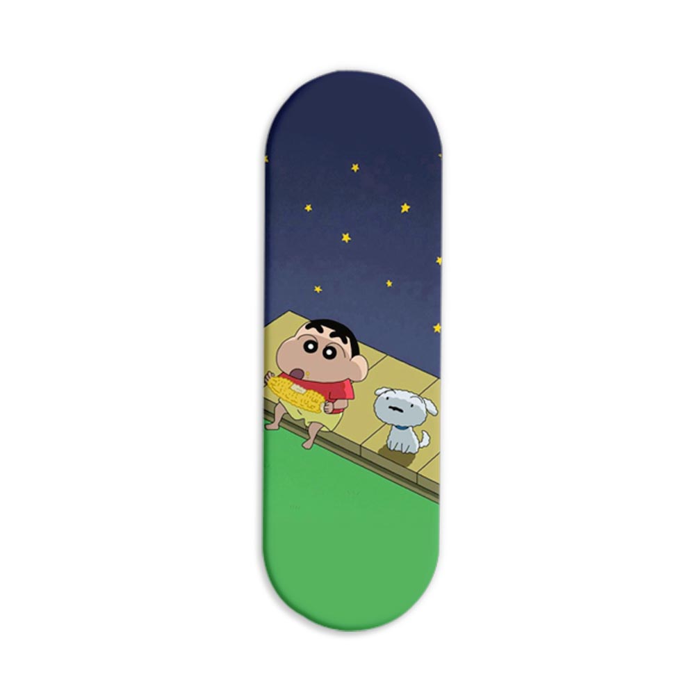 Shinchan And Shiro Printed Slider Phone Grip Holder Shinchan And Shiro Printed Slider Phone Grip Holder - Image 1