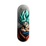 Goku Super Saiyan Blue Printed Slider Phone Grip Holder