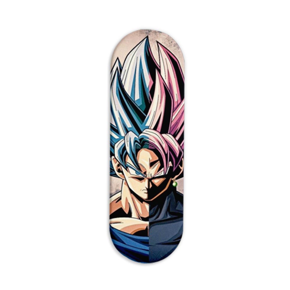 Goku And Zamasu Printed Slider Phone Grip Holder Goku And Zamasu Printed Slider Phone Grip Holder - Image 1