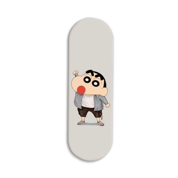 Shinchan Printed Slider Phone Grip Holder