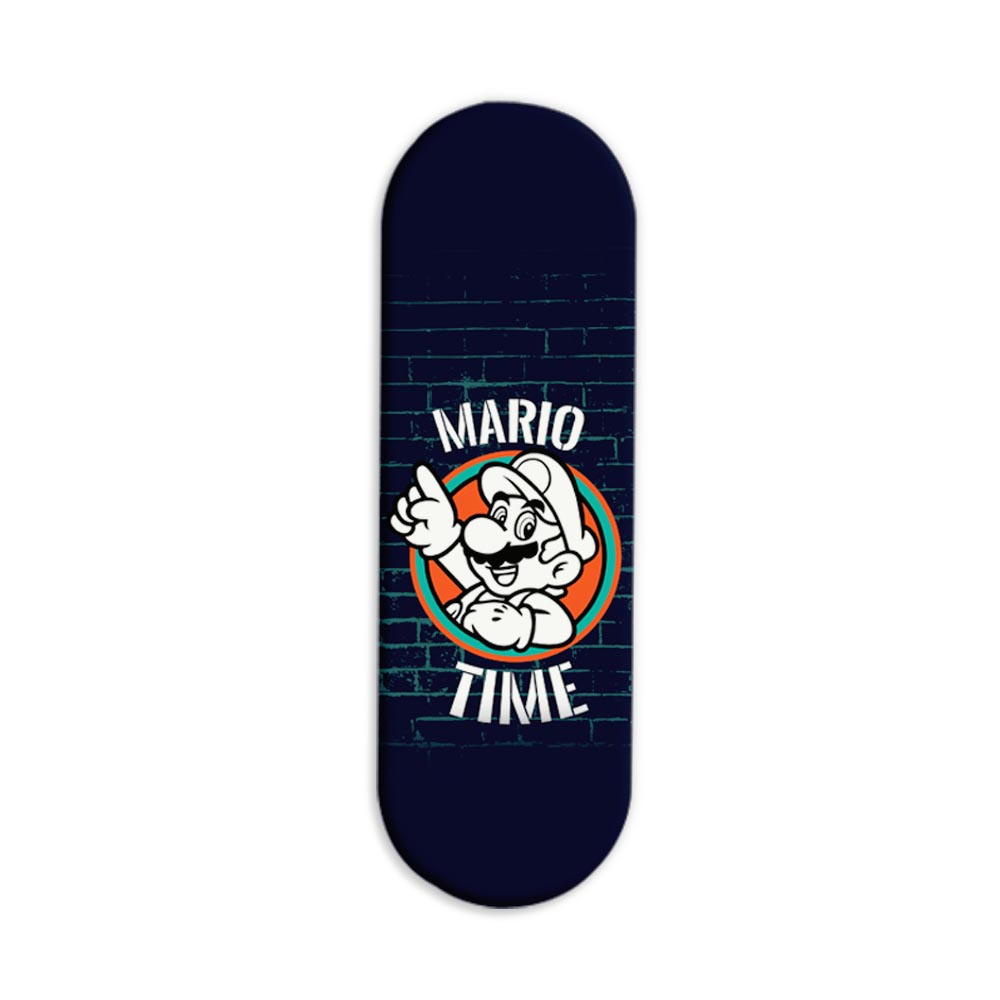 Mario Time Printed Slider Phone Grip Holder Mario Time Printed Slider Phone Grip Holder - Image 1