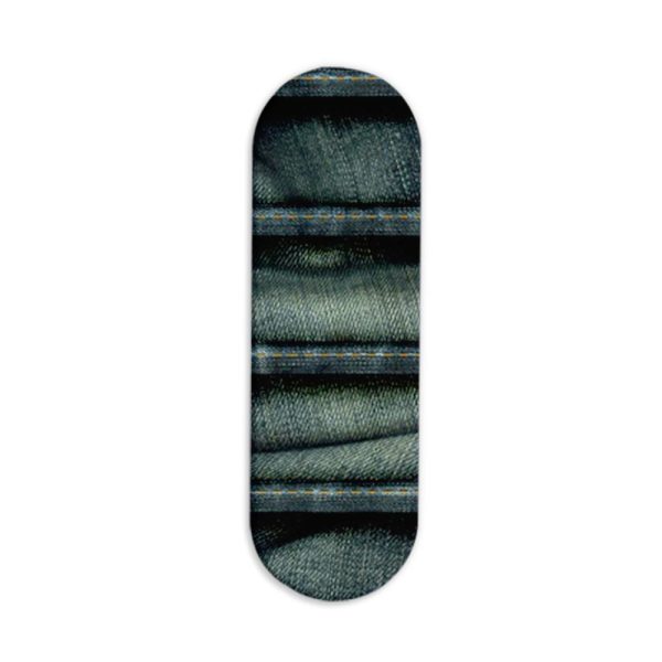 Denim  Printed Slider Phone Grip Holder