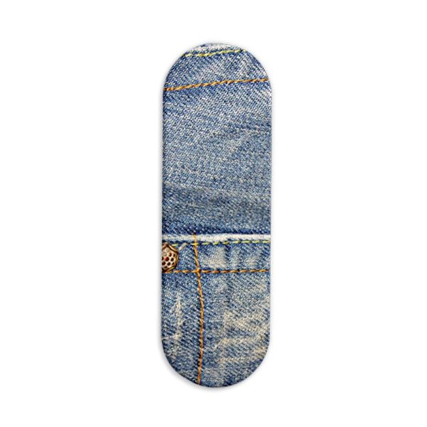 Denim  Printed Slider Phone Grip Holder
