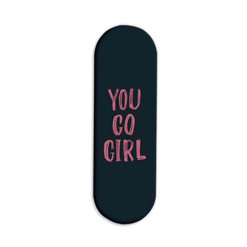 You Go Girl Printed Slider Phone Grip Holder You Go Girl Printed Slider Phone Grip Holder - Image 1