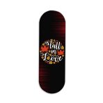 Fall In Love Printed Slider Phone Grip Holder