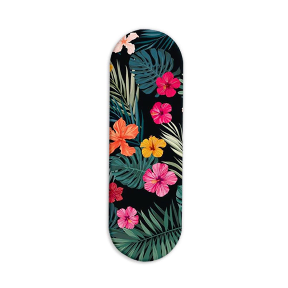 Floral Printed Slider Phone Grip Holder Floral Printed Slider Phone Grip Holder - Image 1