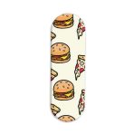 Burger Pizza Pattern Printed Slider Phone Grip Holder
