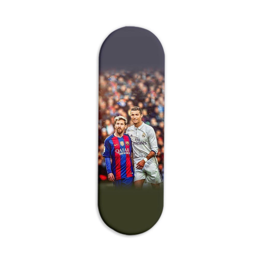 Ronaldo and Messi Printed Slider Phone Grip Holder Ronaldo and Messi Printed Slider Phone Grip Holder - Image 1