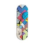 Abstract Printed Slider Phone Grip Holder