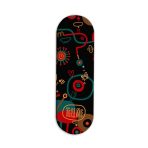 Abstract Printed Slider Phone Grip Holder