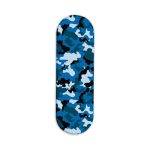 Camouflage Blue Printed Slider Phone Grip Holder