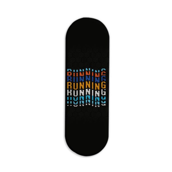 Running Printed Slider Phone Grip Holder